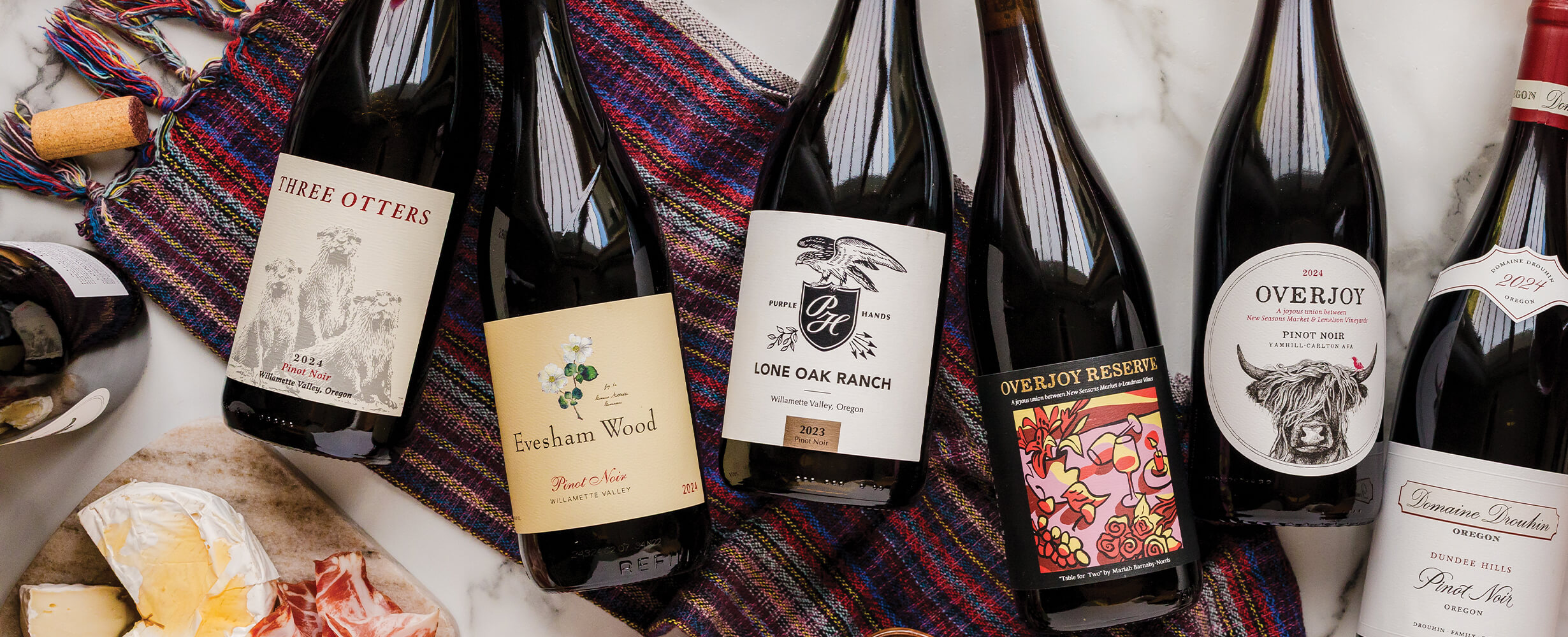 A selection of Pinot Noir for 20% off