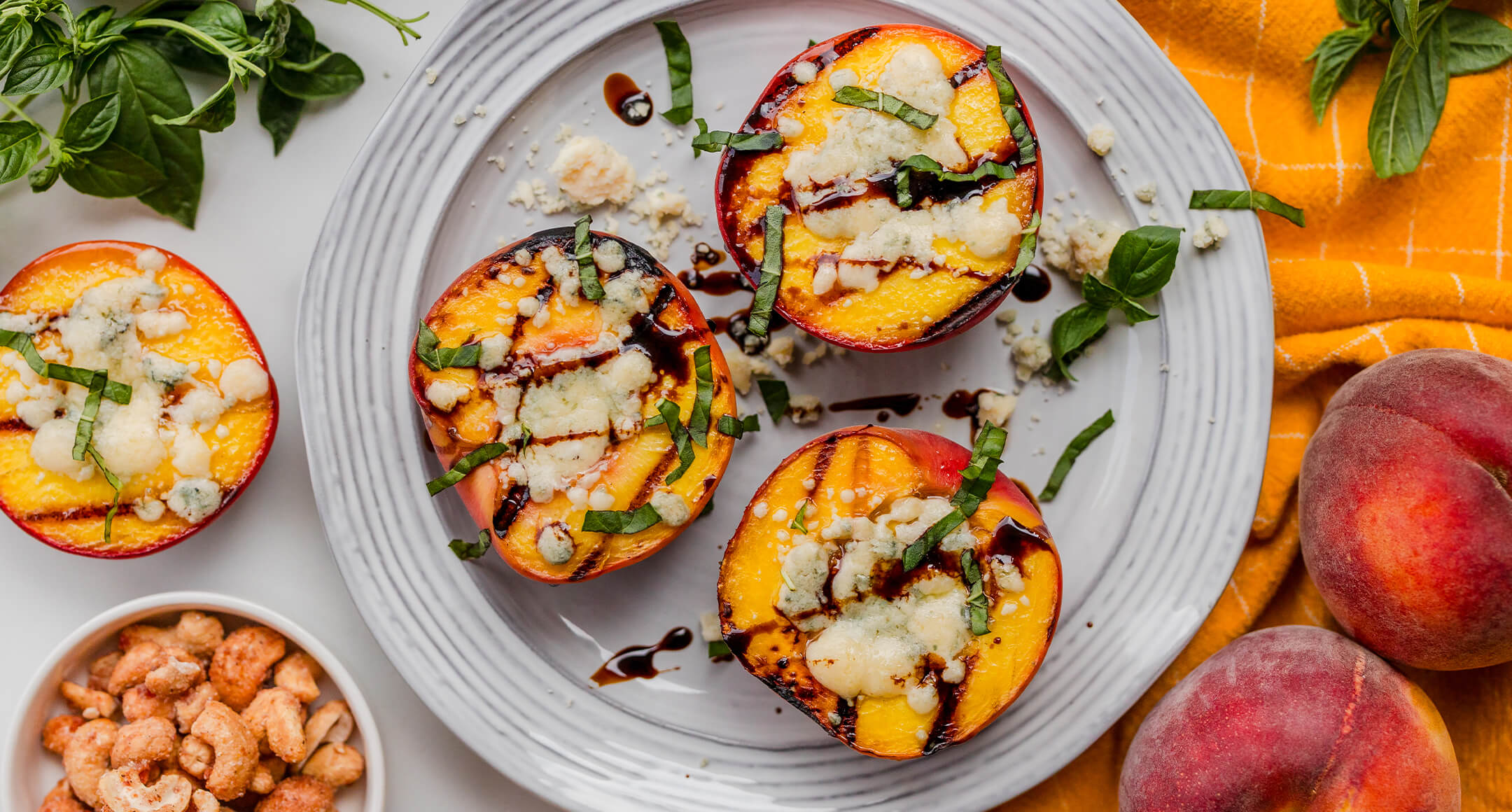 Savory Stuffed Peaches 