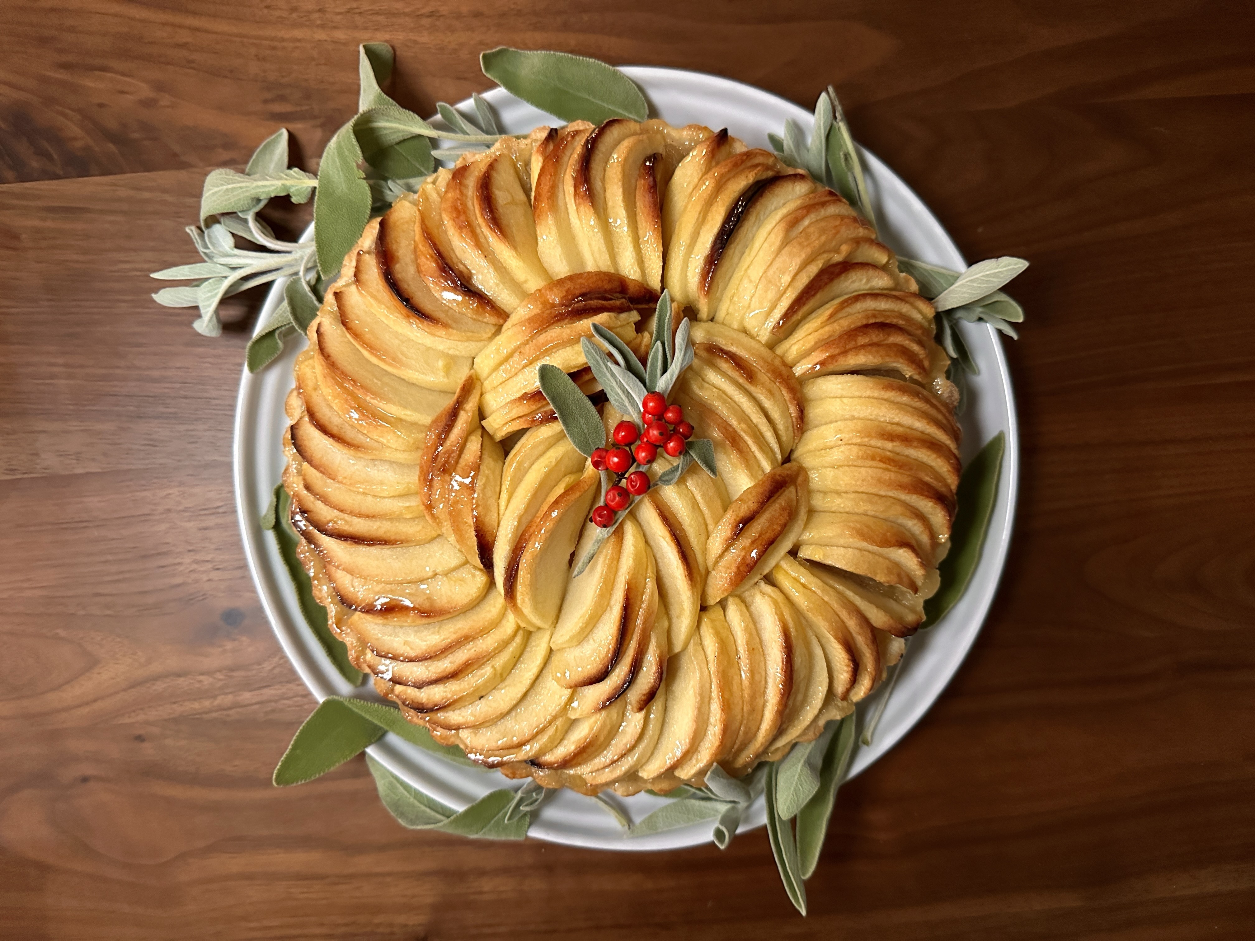 tarte aux pommes (apple tart)
