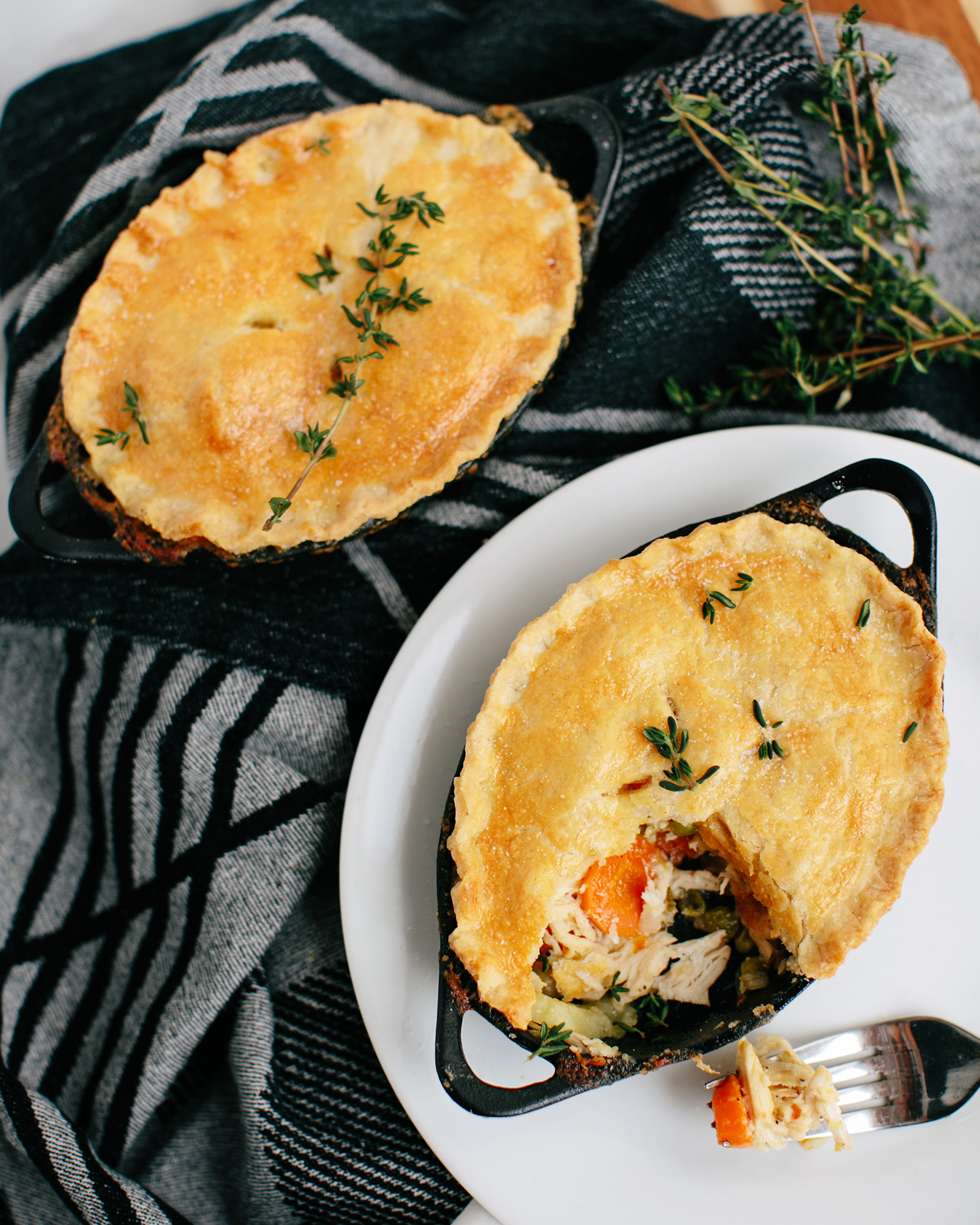rotisserie chicken pot pie