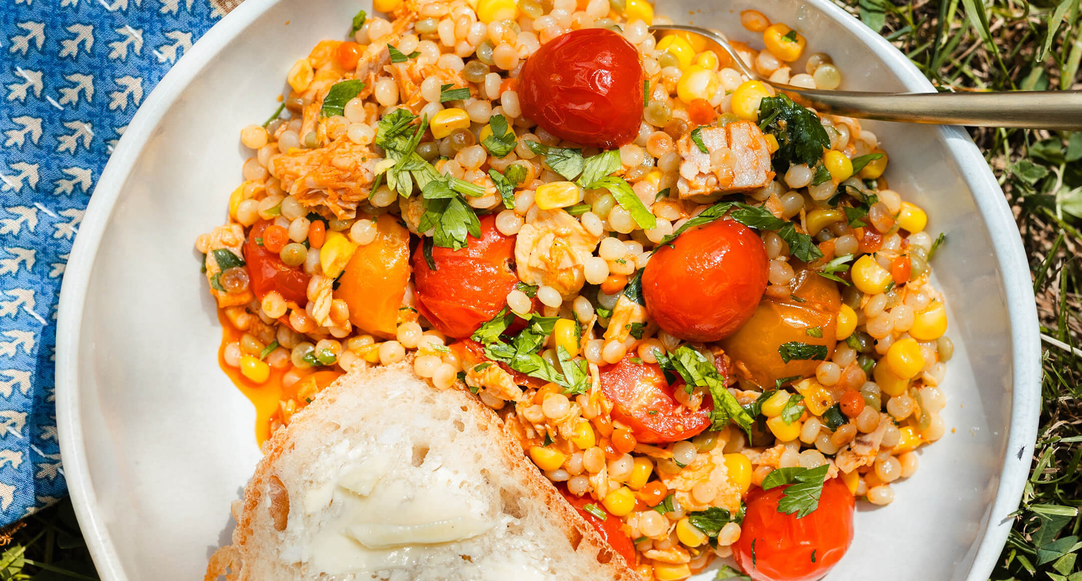 Couscous Salad With Tinned Fish 