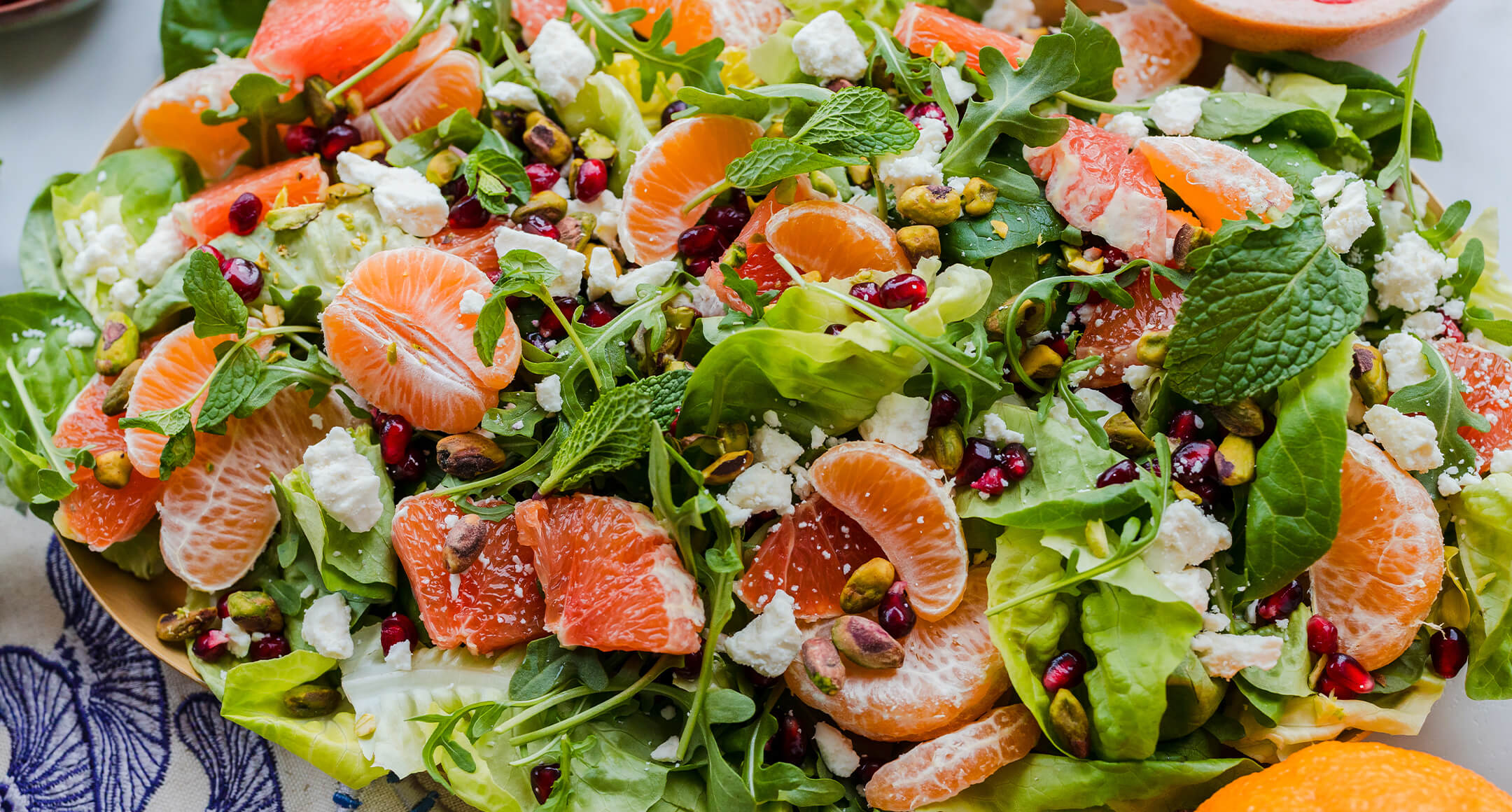 citrus & pomegranate salad