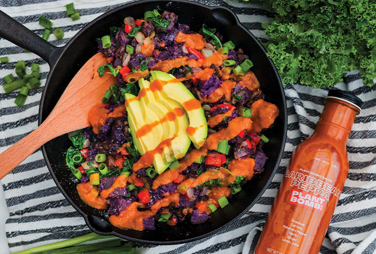 Chipotle Sweet Potato & Black Bean Hash