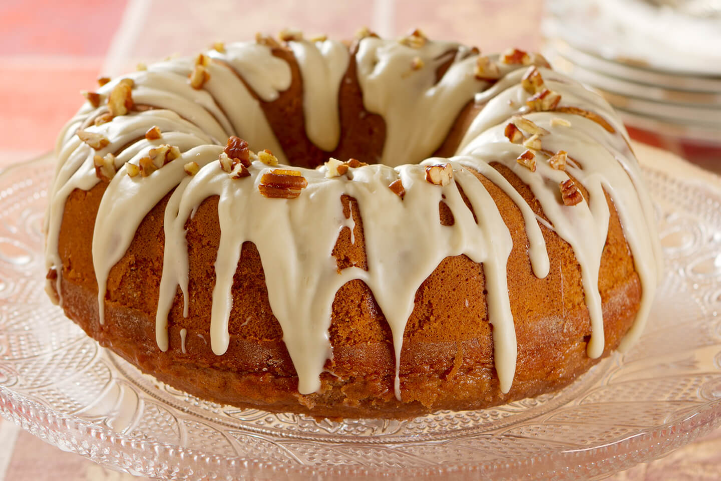 Apple Pecan Bundt Cake