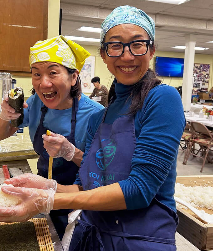 An image of 2 members of Ikoi No Kai.