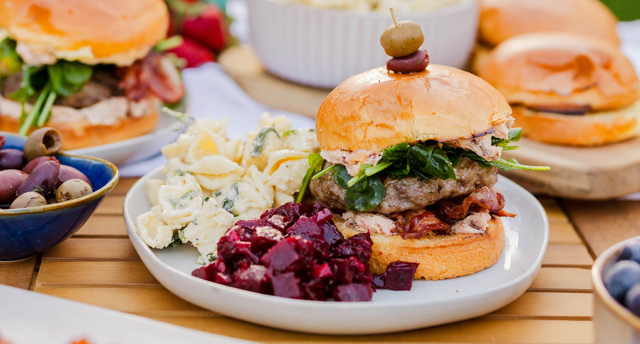 Goat Cheese & Sun Dried Tomato Burgers