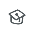Future Development icon graduation cap