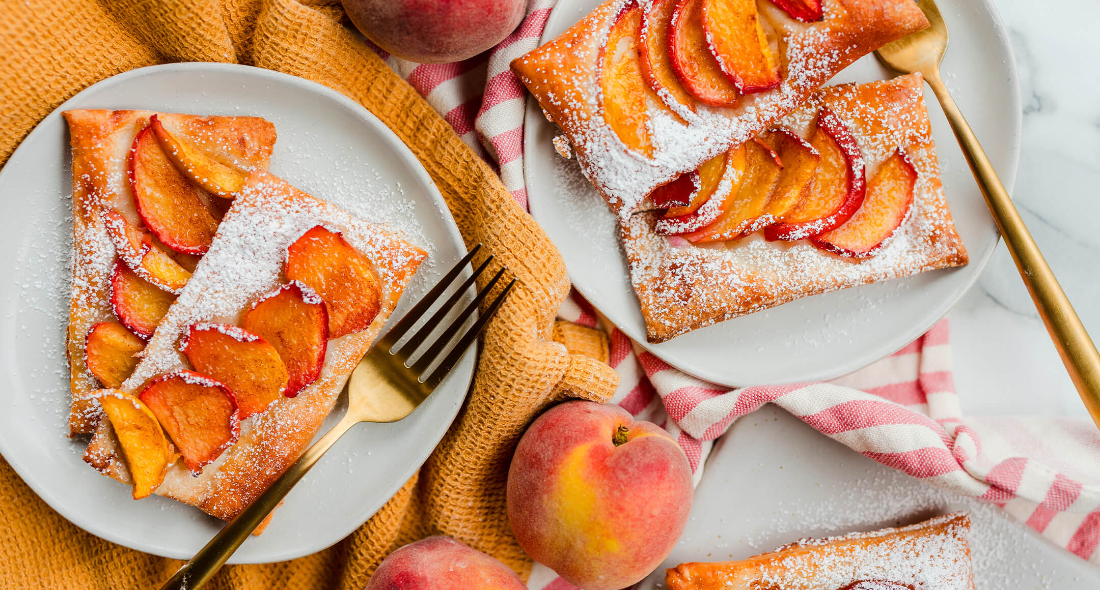 Easy Peach Tartlets