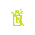 icon showing a pesticide can crossed out