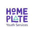 HomePlate Youth Services  logo in purple and blue